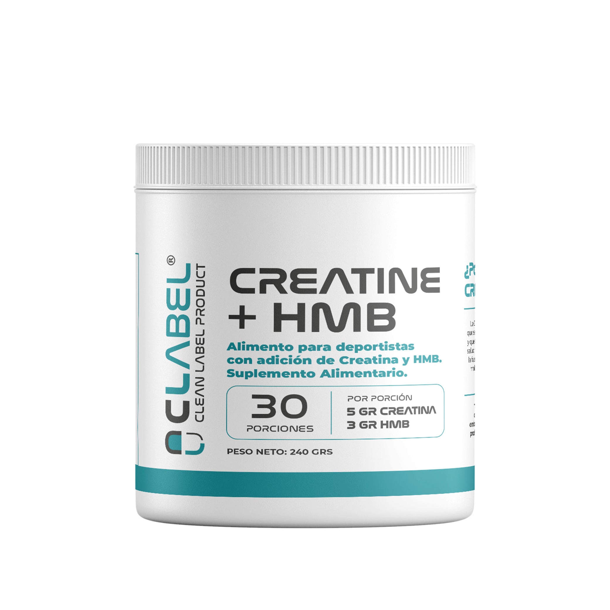 Creatina + HMB 240g 30 servicios
