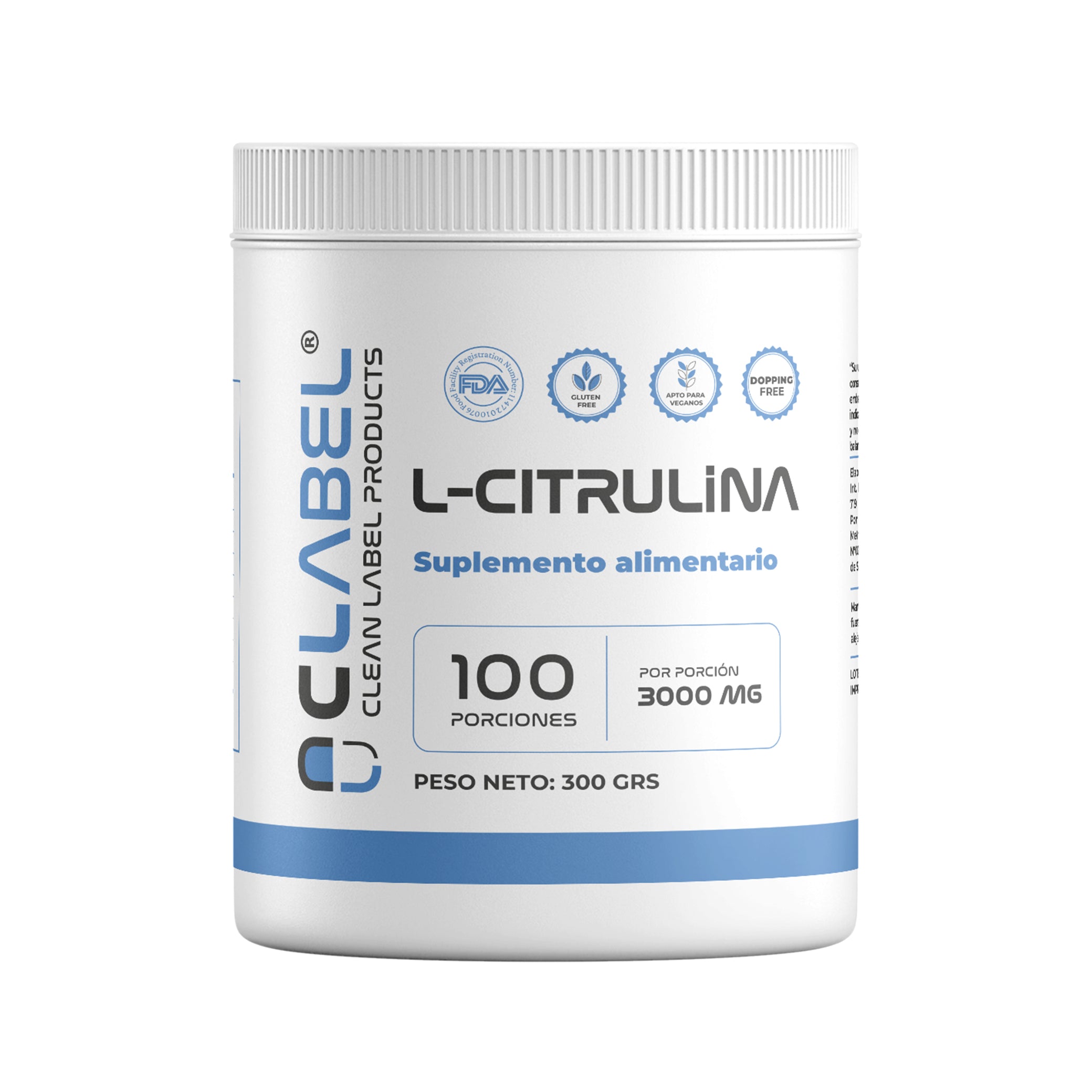 Citrulina 300g 100 servicios