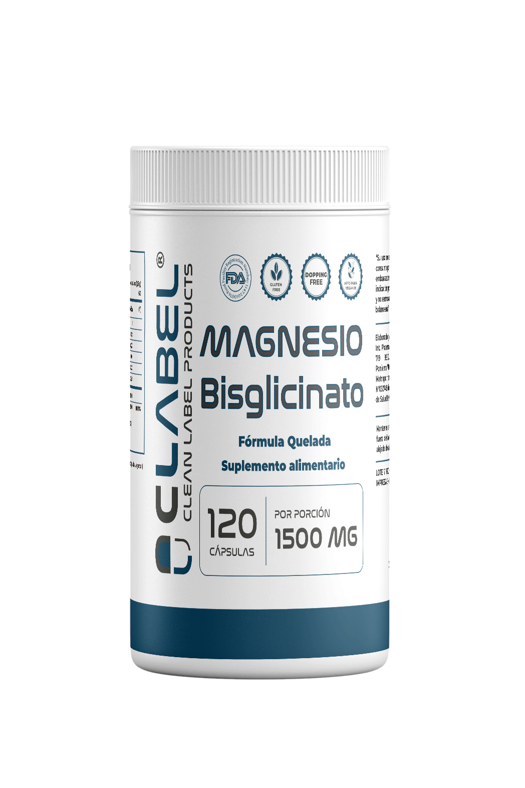 Magnesio Bisglicinato 120 cápsulas