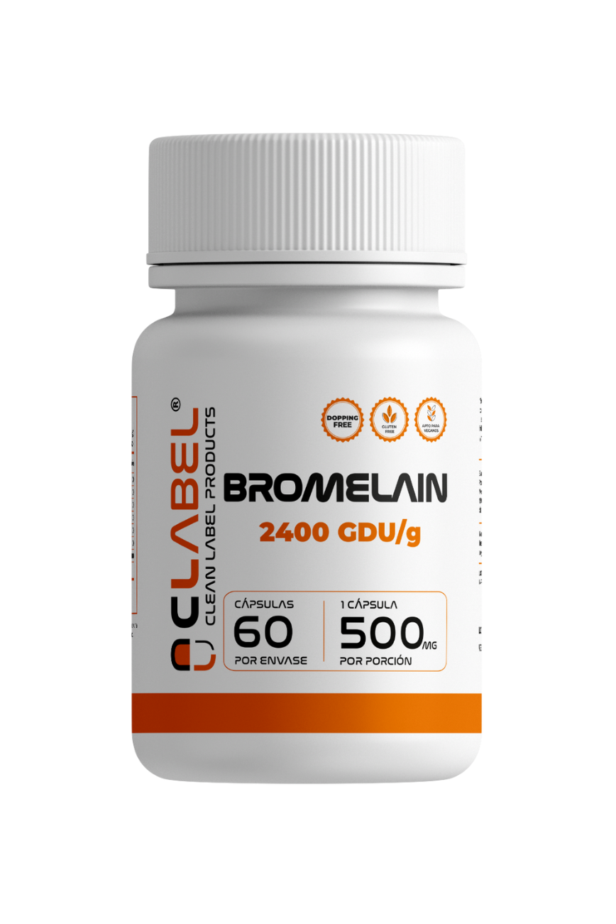 Bromelaina 2400gdu/g 60 cápsulas