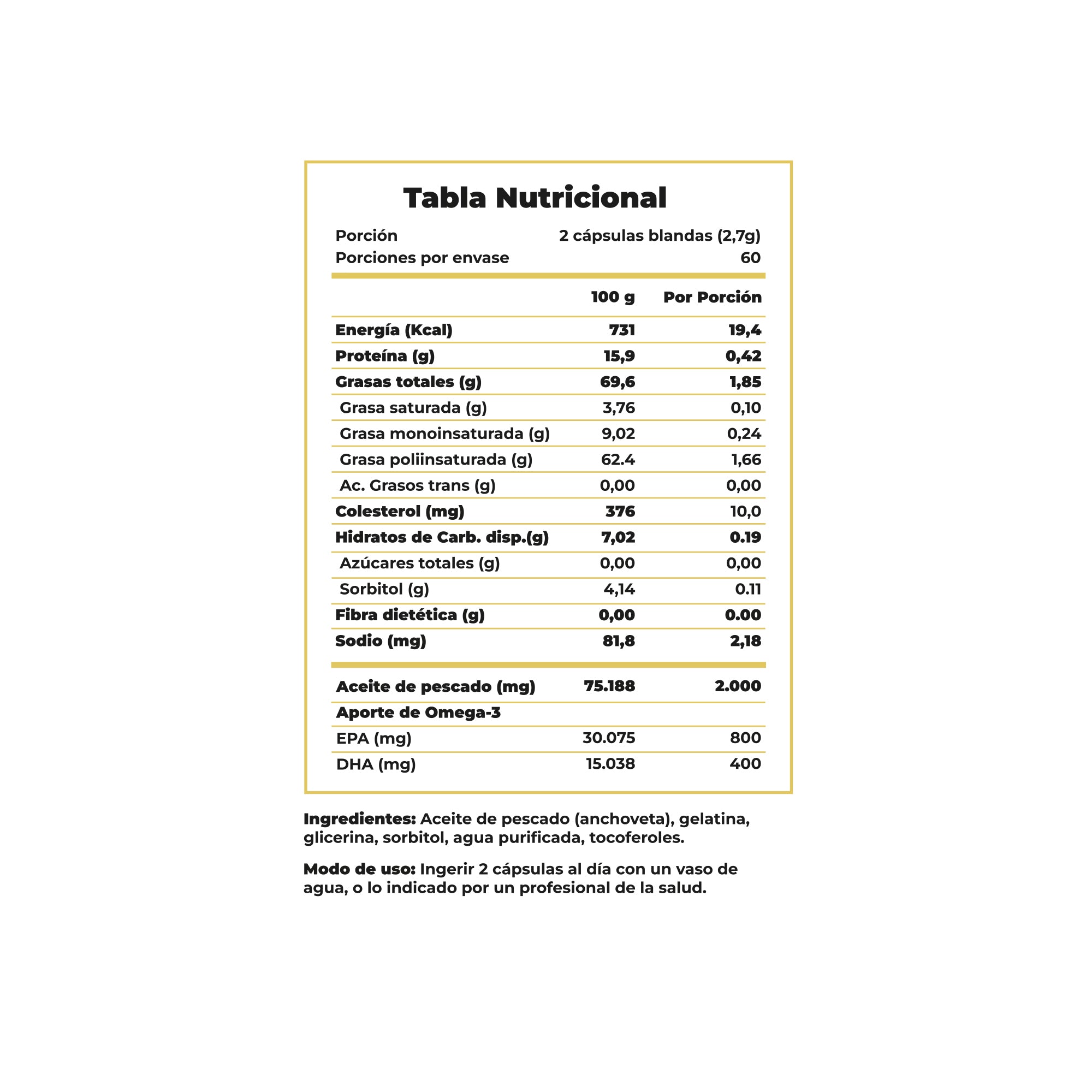 Omega 3 Ultra 120 cápsulas